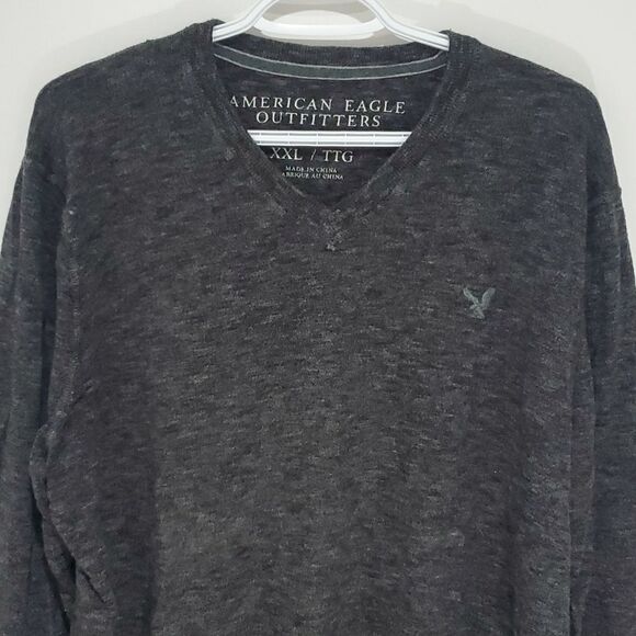 AMERICAN Eagle dark grey XXL long sleeve sweater - Picture 2 of 6